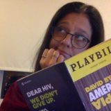 Ilana Lipsztein with David Byrne's American Utopia Playbill